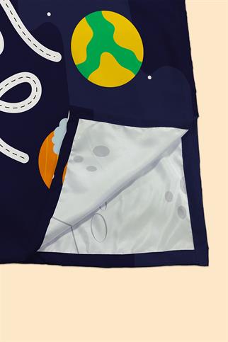 Arancione Co. Alien Water Repellent , Yer/Mama Sandalyesi Altı, Aktivite, Yemek ve Oyun Örtüsü