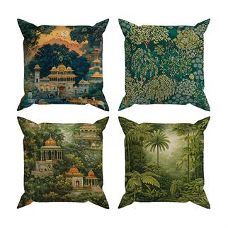 Arancione Co. Çift Tarafı Baskılı 4’lü Kırlent Kılıfı 6AOD3