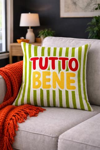 Arancione Co. Çift Tarafı Baskılı Kırlent Kılıfı 6AOD8