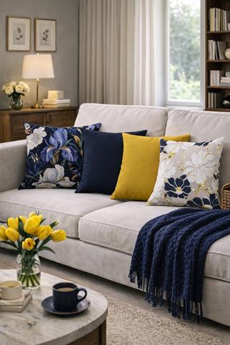 Arancione Co. Çift Tarafı Baskılı 4’lü Kırlent Kılıfı 6AOD7