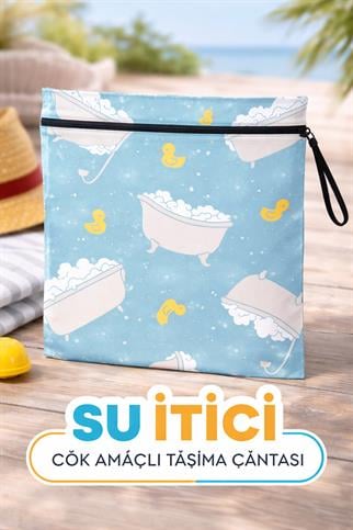 Arancione Co Aqua Tote Su Geçirmez Islak Mayo Çantası, Torbası 35x40 Cm