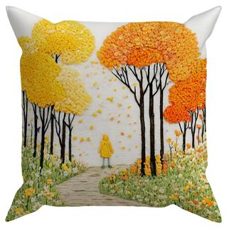 Arancione Co. Çift Tarafı Baskılı Kırlent Kılıfı 6AOD14