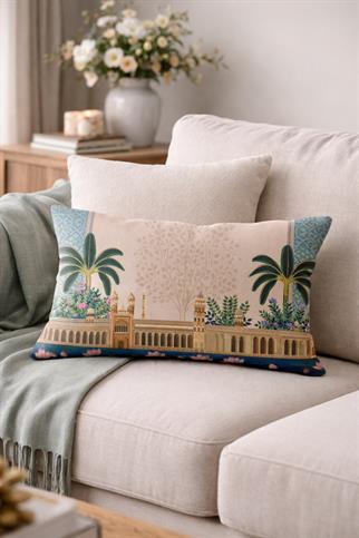 Arancione Co. Çift Tarafı Baskılı Dikdörtgen Kırlent Kılıfı 6AOD10