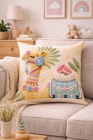 Arancione Co. Çift Tarafı Baskılı Kırlent Kılıfı 6AOD27