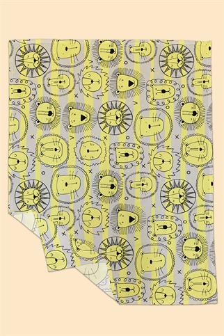 Arancione Co. Yellow Lion Water Repellent,Yer/ Mama Sandalyesi Altı,Aktivite,Yemek ve Oyun Örtüsü