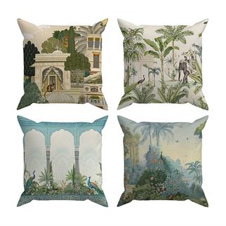 Arancione Co. Çift Tarafı Baskılı 4’lü Kırlent Kılıfı 6AOD12