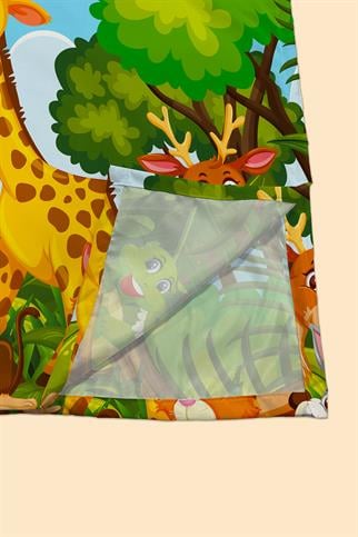 Arancione Co. Jungle Water Repellent,Yer/ Mama Sandalyesi Altı,Aktivite,Yemek ve Oyun Örtüsü