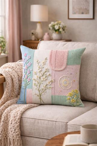 Arancione Co. Çift Tarafı Baskılı Kırlent Kılıfı 6AOD13