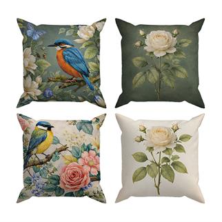 Arancione Co. Çift Tarafı Baskılı 4’lü Kırlent Kılıfı 6AOD4