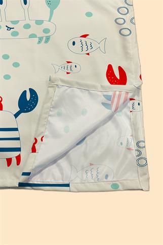 Arancione Co. Crab Water Repellent, Yer/Mama Sandalyesi Altı, Aktivite, Yemek ve Oyun Örtüsü