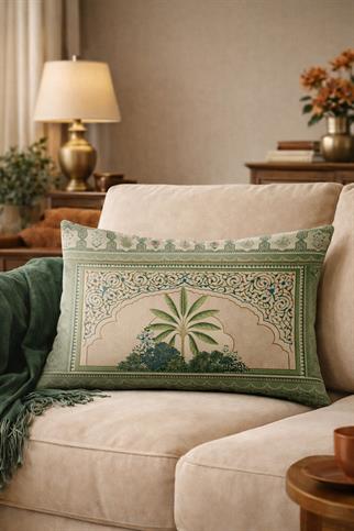 Arancione Co. Çift Tarafı Baskılı Dikdörtgen Kırlent Kılıfı 6AOD4