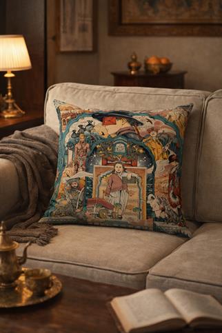 Arancione Co. Çift Tarafı Baskılı Kırlent Kılıfı 6AOD36