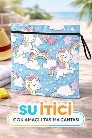 Arancione Co Rainbow Su Geçirmez Islak Mayo Çantası, Torbası 45x45 Cm