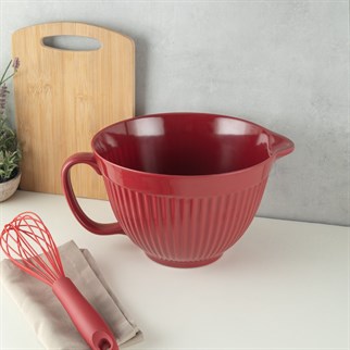 Aryıldız Daily Karıştırma Kabı Büyük Kulplu 24 Cm Kırmızı