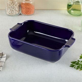 Aryıldız Elissa Dikdörtgen Fırın Kabı Kobalt 25 Cm