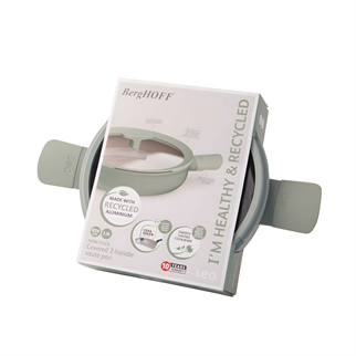Berghoff Balance Sage Yapışmaz Seramik Kapaklı İki Saplı Sote Tavası 26 cm