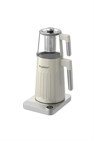 Berghoff Gem Çay Makinesi Krem Gümüş Kulplu