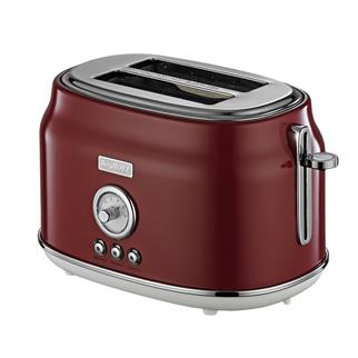 Berghoff Gem Retro Kırmızı İki Dilim Ekmek Kızartma Makinesi