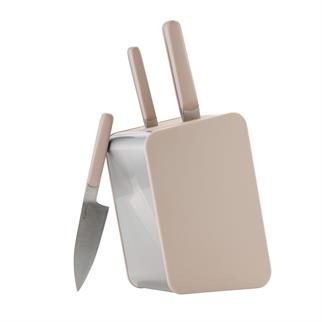 Berghoff Home Elements Dikdörtgen Bıçak Bloğu Mushroom