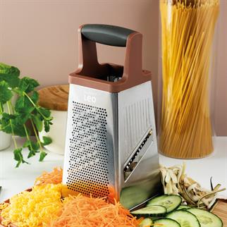 Berghoff Leo 4 Yönlü Alttan Kapaklı Çelik Rende 25 Cm