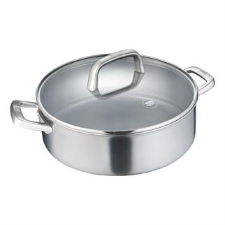 Berndes Tricion Pro Paslanmaz Çelik Pilav/Karnıyarık Tenceresi Cam Kapaklı 28 Cm