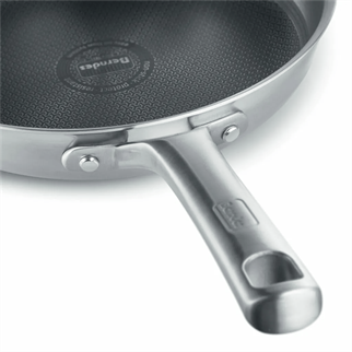 Berndes Tricion Pro Paslanmaz Çelik Wok Tava Kapaklı 32 Cm