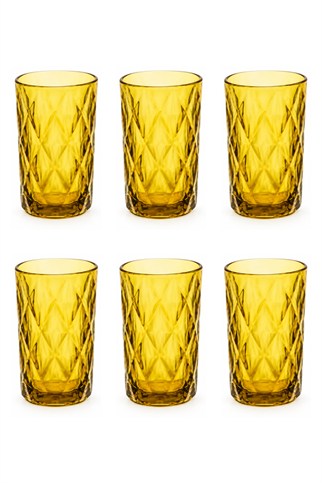 Bigatti Boldy 03 Meşrubat Bardak Amber 350 Ml 6 Adet