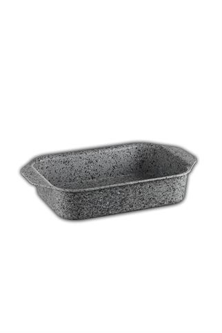 Brioni Stone-Age Fırın Tepsi Seti 2 Parça 30x22cm - 35x25cm