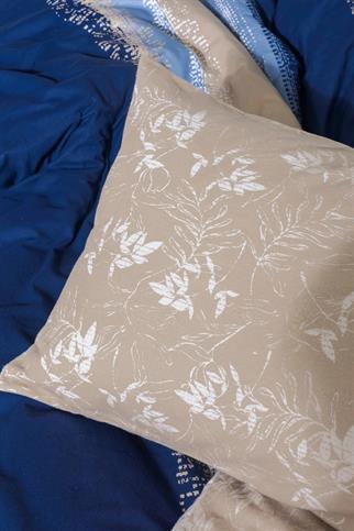 Cotton Box Flanel Nevresim Takımı Blueline Tek Kişilik Lacivert