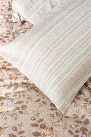 Cotton Box Flanel Nevresim Takımı Roof Tek Kişilik Yeşil