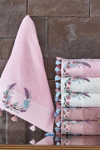 Dantela 8800 El İşi Pamuklu Havlu 50x90 Cm