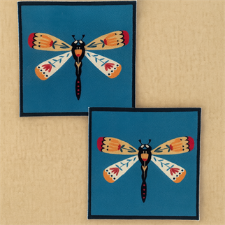 Evdek 2’li Dijital Baskılı Nakış Detaylı Kokteyl Peçete Ds8