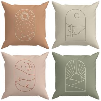 Evdek 4’lü Kırlent Kılıfı KL23