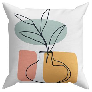 Evdek Abstract 4’lü Kırlent Kılıfı Ds50