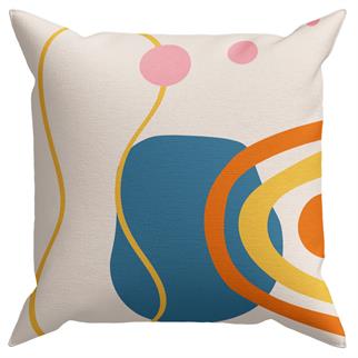 Evdek Abstract 4’lü Kırlent Kılıfı Ds64