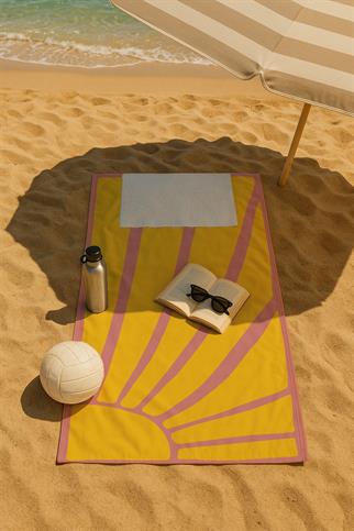 Evdek Bag Plaj Havlulu Plaj Çantası 35x40 Cm