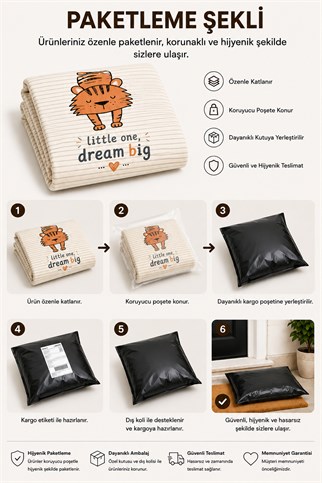 Evdek Bebek ve Çocuk Odası Dream Kitty – Kedi Tek Kişilik Pike Takımı 160X230 Cm 6ETD17