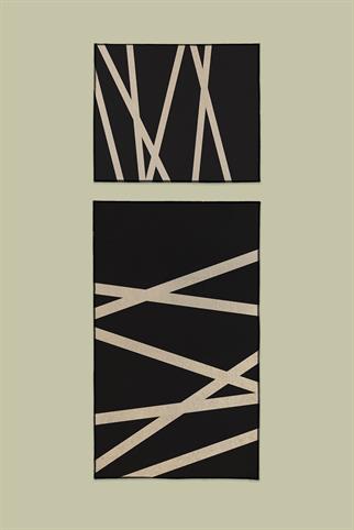 Evdek Black 2li Banyo Paspas Takım