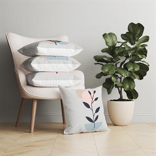 Evdek Botanical 4lü Kırlent Kılıf Ds18