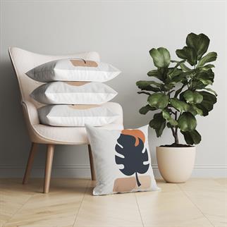 Evdek Botanical 4lü Kırlent Kılıf Ds20