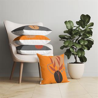 Evdek Botanical 4lü Kırlent Kılıf Ds22