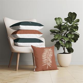 Evdek Botanical 4lü Kırlent Kılıf Ds37