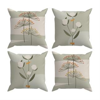 Evdek Botanical 4lü Kırlent Kılıf Ds48