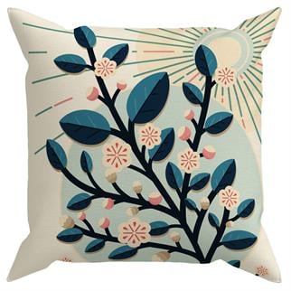 Evdek Botanical Kırlent Kılıf Ds44