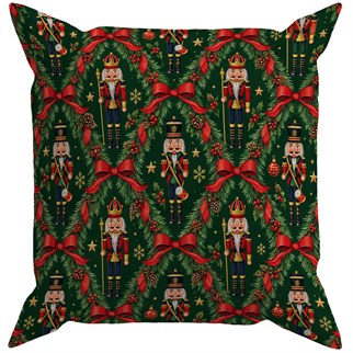Evdek Christmas Çift Tarafı Baskılı Kırlent Kılıfı 6ECHD36