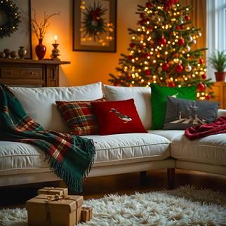 Evdek Christmas Dodo Kırlent Kılıfı