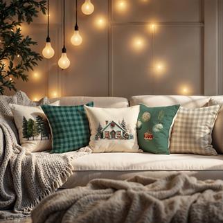 Evdek Christmas Kırlent Kılıfı Ds21