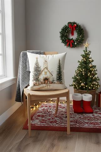 Evdek Christmas Kırlent Kılıfı Ds22