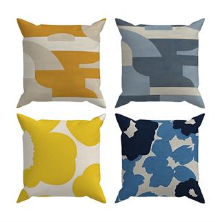 Evdek Çift Tarafı Baskılı 4’lü Kırlent Kılıfı 6EOD2