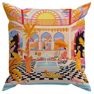 Evdek Çift Tarafı Baskılı 4’lü Kırlent Kılıfı 6EOD16